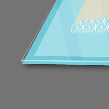 Abstract Quadrant Glass Wall Art - DIY - CreoGlass®