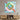 Colorful abstract geometric glass wall art with rainbow arcs, modern living room decor