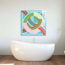 Abstract Quadrant Glass Wall Art - DIY - CreoGlass®