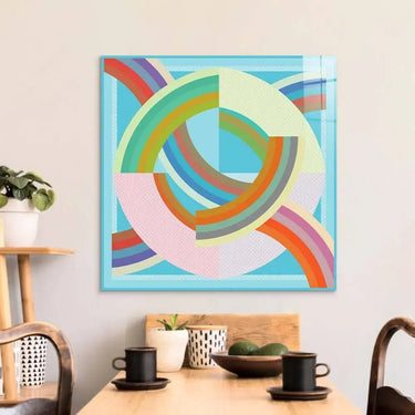 Abstract Quadrant Glass Wall Art - DIY - CreoGlass®