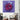 Abstract purple and red glass sculpture wall art for modern luxury interiors