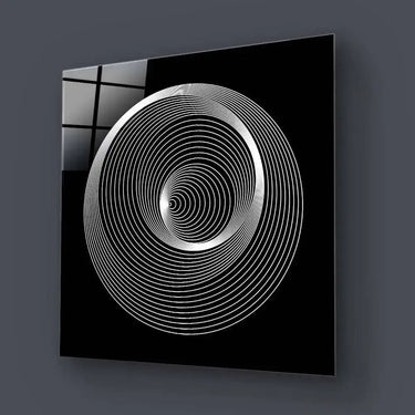 Abstract Repeating Circles Glass Wall Art - DIY - CreoGlass®