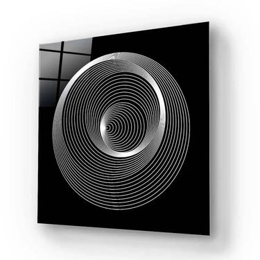 Abstract Repeating Circles Glass Wall Art - DIY - CreoGlass®