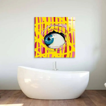 Abstract Side Eye Glass Wall Art - DIY - CreoGlass®