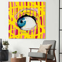 Abstract Side Eye Glass Wall Art - DIY - CreoGlass®