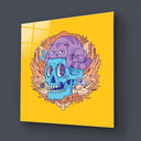 Abstract Skull Cat Glass Wall Art - DIY - CreoGlass®