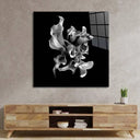 Abstract White Calla Glass Wall Art - DIY - CreoGlass®
