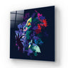 Vibrant abstract glass art featuring colorful female profile, ideal for luxury residential or commercial decor