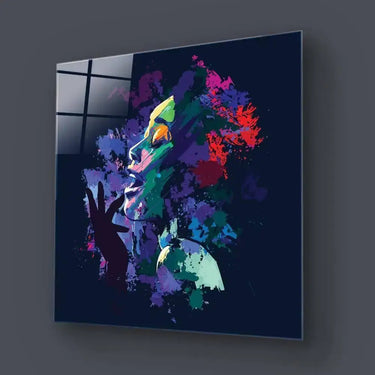 Afro American Singer Glass Wall Art - DIY - CreoGlass®