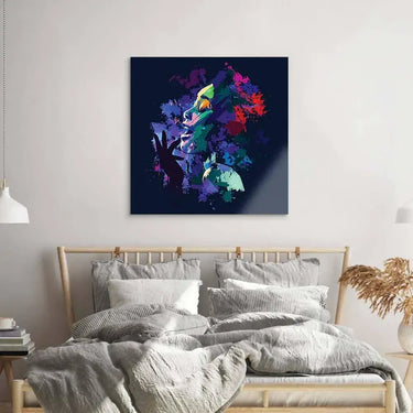 Afro American Singer Glass Wall Art - DIY - CreoGlass®