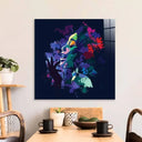 Afro American Singer Glass Wall Art - DIY - CreoGlass®