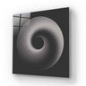 Modern decorative glass panel with halftone dot pattern for luxury interiors