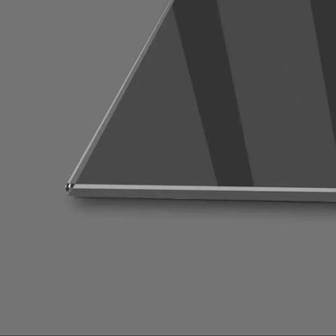 Black Abstract Halftone Spiral Glass Wall Art - DIY - CreoGlass®