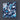 Blue and White Abstract Drops Glass Wall Art - DIY - CreoGlass®