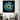 Bespoke decorative glass art with blue and yellow abstract design for luxury interiors