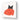 Black cat peeking over red heart-patterned decorative glass panel
