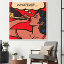 Champagne Retro Glass Wall Art - DIY - CreoGlass®