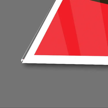 Champagne Retro Glass Wall Art - DIY - CreoGlass®