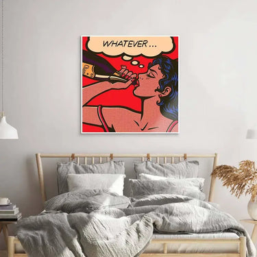 Champagne Retro Glass Wall Art - DIY - CreoGlass®