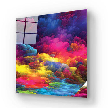 Colourful Clouds Glass Wall Art - DIY - CreoGlass®