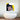 Pop art glass wall art with woman on phone, bold yellow background, above modern bathtub