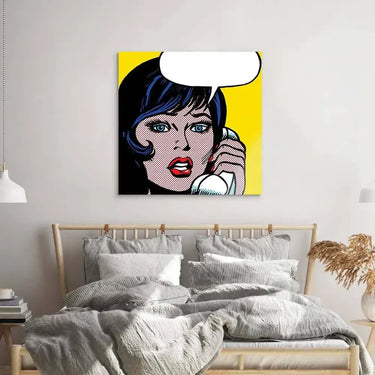 Distress Call 2 Retro Glass Wall Art - DIY - CreoGlass®