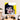 Pop art woman on phone wall art in modern dining room