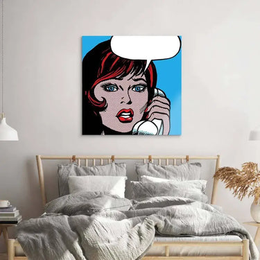 Distress Call Retro Glass Wall Art - DIY - CreoGlass®