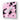 Bespoke decorative glass panel with classical bust and dark moss on pink ripple background