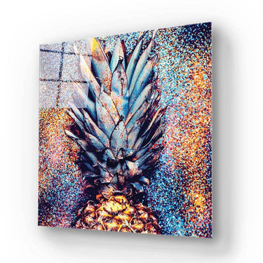 Glitter Pineapple Glass Wall Art - DIY - CreoGlass®