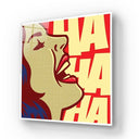 Ha Ha Ha Retro Glass Wall Art - DIY - CreoGlass®