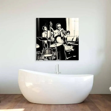 Jazz Band Glass Wall Art - DIY - CreoGlass®