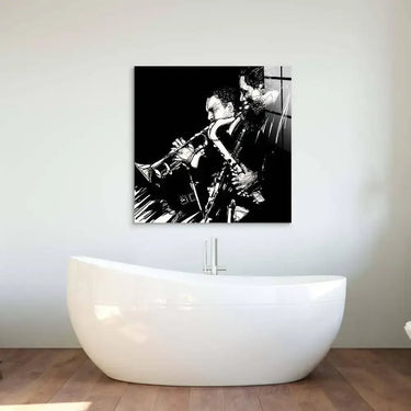 Jazz Brass Band Glass Wall Art - DIY - CreoGlass®