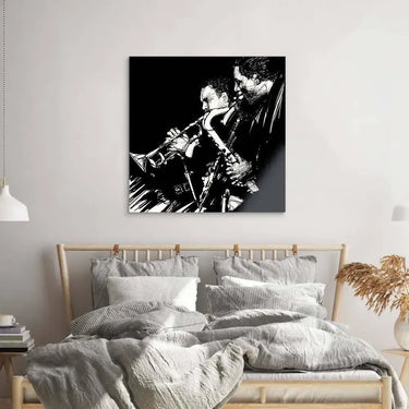 Jazz Brass Band Glass Wall Art - DIY - CreoGlass®