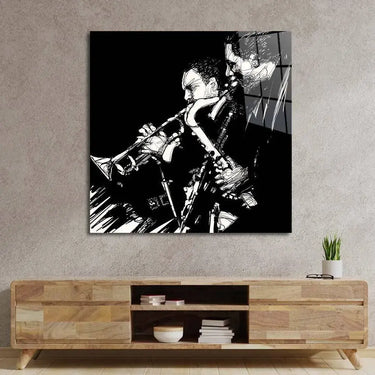 Jazz Brass Band Glass Wall Art - DIY - CreoGlass®