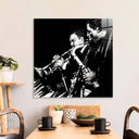 Jazz Brass Band Glass Wall Art - DIY - CreoGlass®