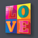 L-O-V-E Glass Wall Art - DIY - CreoGlass®