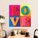 L-O-V-E Glass Wall Art - DIY - CreoGlass®