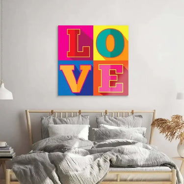 L-O-V-E Glass Wall Art - DIY - CreoGlass®