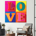 L-O-V-E Glass Wall Art - DIY - CreoGlass®