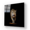 Leopard in Spotlight Glass Wall Art - DIY - CreoGlass®