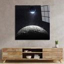 Moon and Earth Eclipse Glass Wall Art - DIY - CreoGlass®