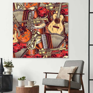 Musical Fill Glass Wall Art - DIY - CreoGlass®