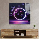 Neon Bubbles Glass Wall Art - DIY - CreoGlass®