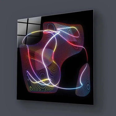 Neon Thread Glass Wall Art - DIY - CreoGlass®