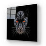 Orange Eyes Panther Glass Wall Art - DIY - CreoGlass®