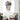 Vibrant art print of classical statue head with rainbow stripes, flowers, and butterfly, styled in modern living room