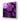 Purple Macaw Feathers Macro Photograph Glass Wall Art - DIY - CreoGlass®