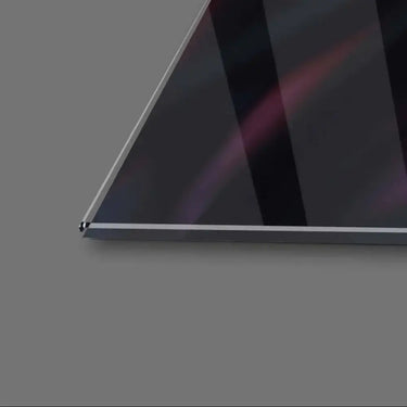 Red Dandelion Glass Wall Art - Square Sizes - DIY - CreoGlass®