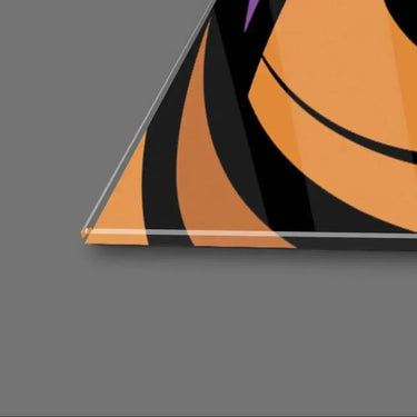 Retro Fear Glass Wall Art - DIY - CreoGlass®